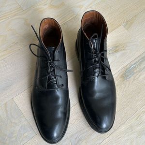 Cole Haan Black Leather Men's Boots